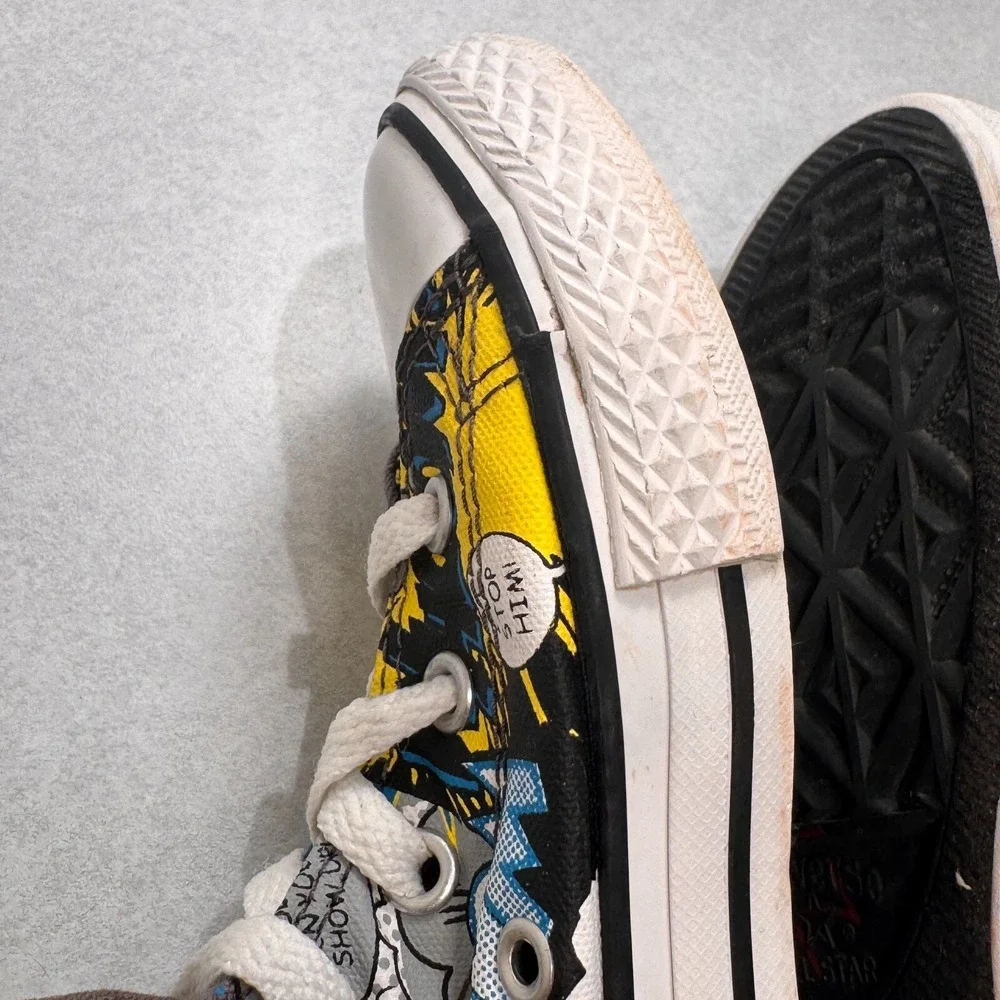 Converse All Star Batman Comic‎ High Top Sneaker Shoes Size Youth 1